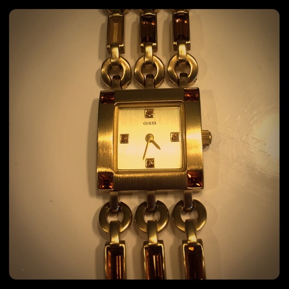sale!Guess watch-gold