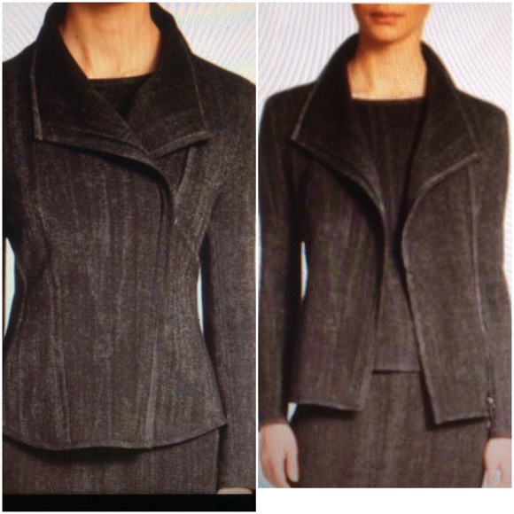 SALE Akris Punto Melange Moto Jacket