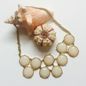 Nordstrom Gold and white bauble necklace