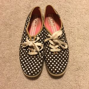Brown Polka Dot Keds size 7.5
