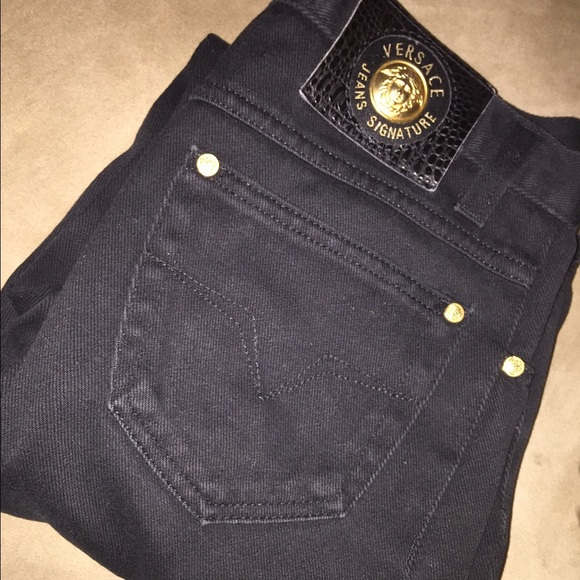 Vintage Versace Black Jeans