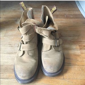 Tan Suede Dr. Martens