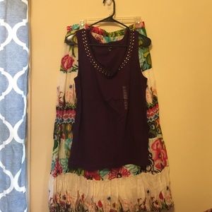 Brand new with tags outfit - tank top with skirt