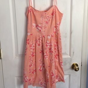 LC Lauren Conrad Peachy Floral Dress