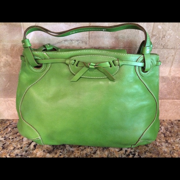 Green Kate Spade purse