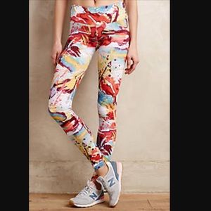 Anthropologie Onzie splatter leggings