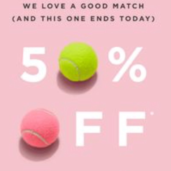 50% OFF WHEN YOU BUY ONE ITEM AT FULL PRICE.