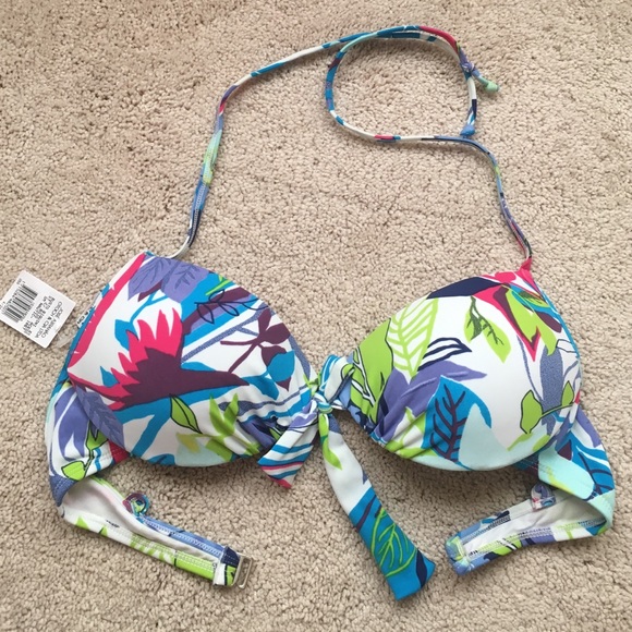 Brazilian bikini top! Tropical colors!