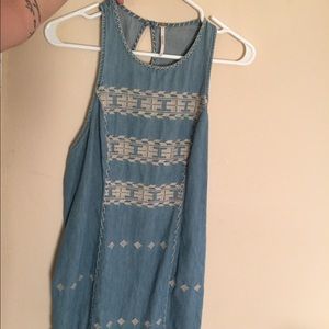 Free people denim native style dress