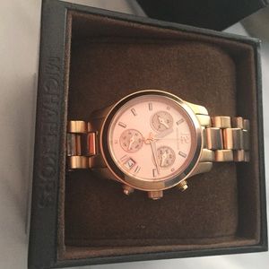 Michael Kors rose gold watch
