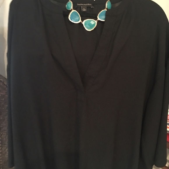 Banana Republic black oversized top. Size Large.