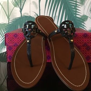 NWT and box Mini Miller flat thong