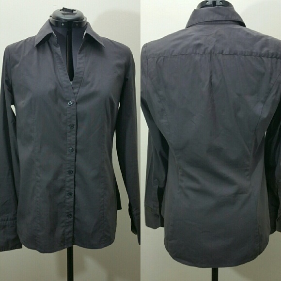 Gray Express button down M