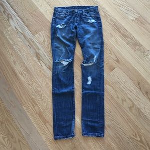 Banana Republic skinny distressed jeans