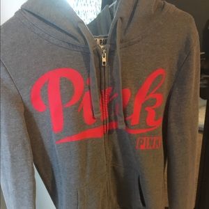 Victoria's Secret Pink Zip-Up Hoodie