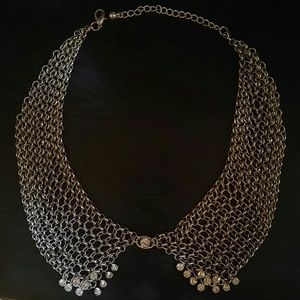 Rhinestone collar necklace