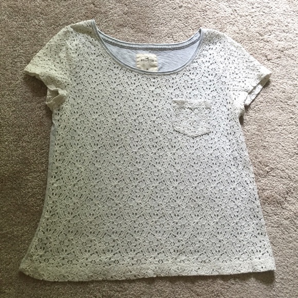 Hollister Cream Lace Shirt FINAL PRICE