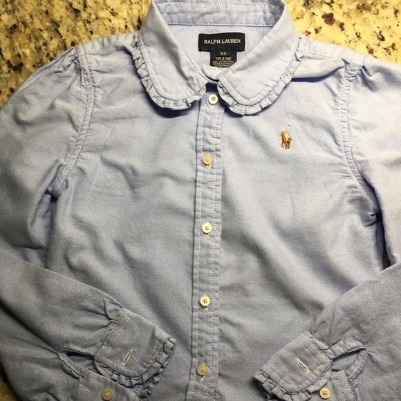 Girls 6x Ralph Lauren Polo dress shirt
