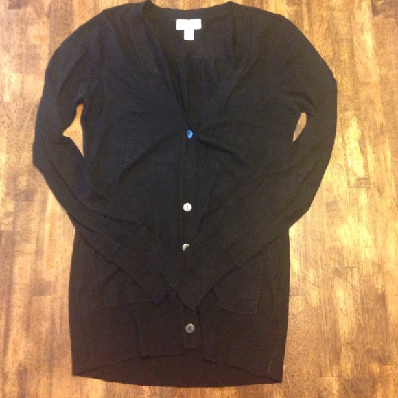 Black button up cardigan