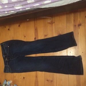 Dark rinse jeans