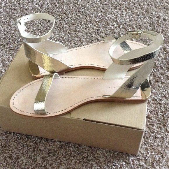 Gold Zara Sandals