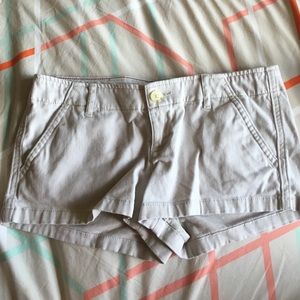 Khaki hollister shorts