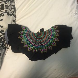 Strapless top