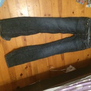 Dark rinse jeans