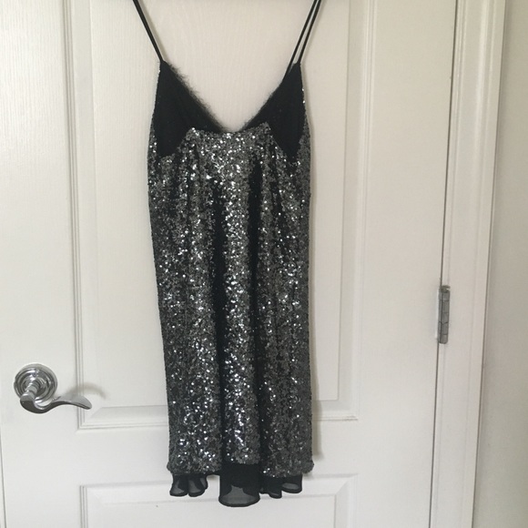 Cocktail sequins black Zara dress - Picture 2 of 3