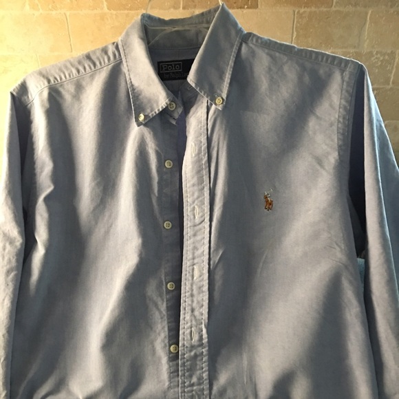Men's Ralph Lauren Polo button down blue - Picture 1 of 2