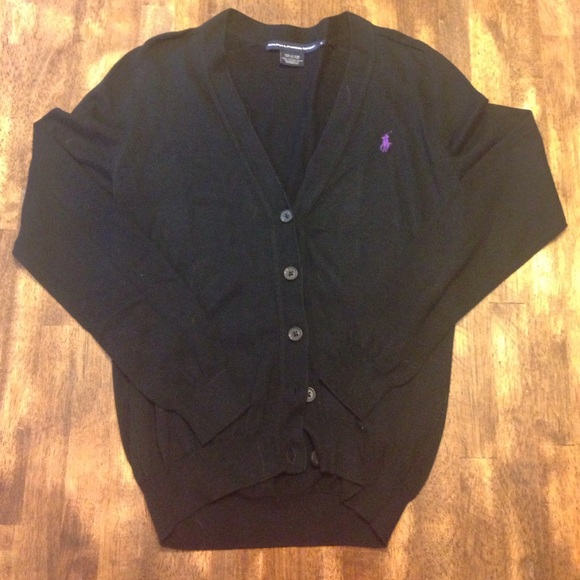 Black cardigan