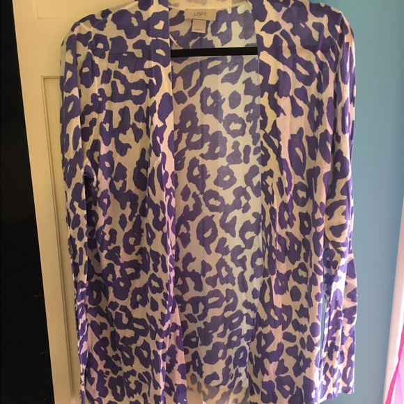 Printed cardigan