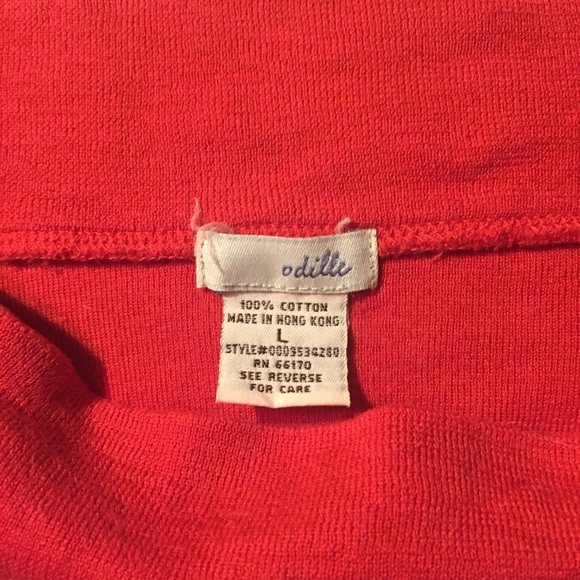 Anthropologie tomato red top by Odile - Picture 2 of 4