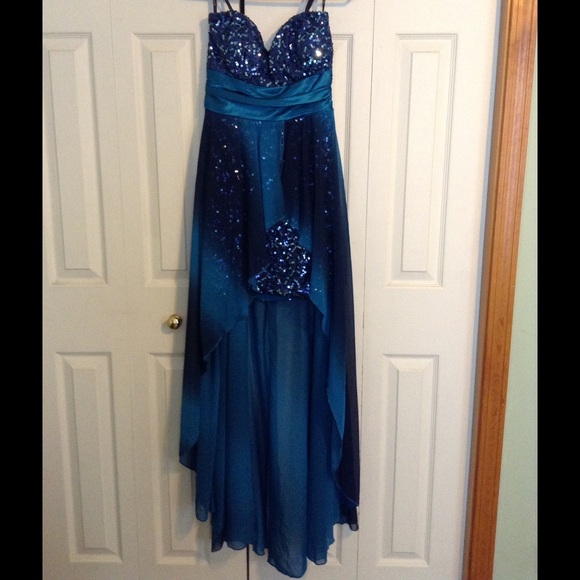 Windsor High-Low Sequin Dress