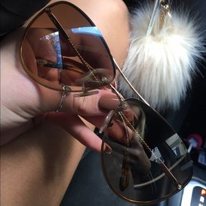 Tiffany & Co. rose gold aviators