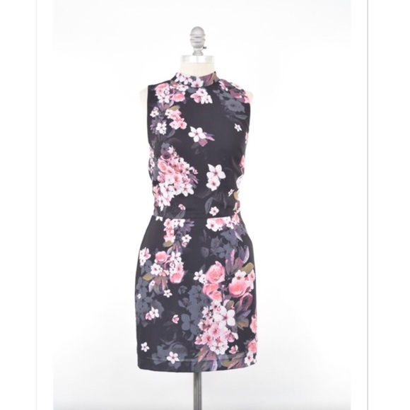 We are Kindred Dresses & Skirts - We are Kindred black floral open-back dress
