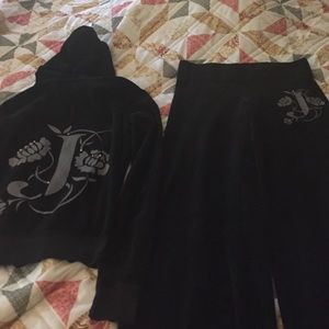 Velor Juicy Couture sweatsuit