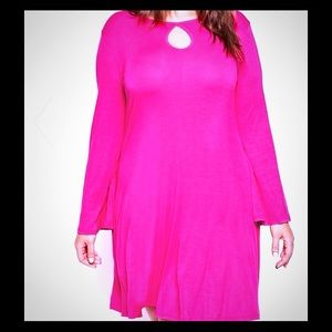 Pink swing dress - never worn.