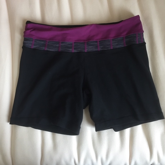 Lululemon reversible yoga shorts