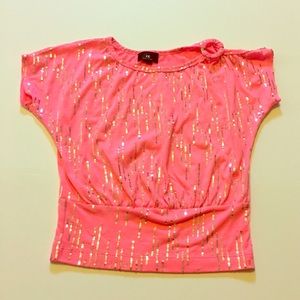 Girls Pink Size 10 / 12 Glam Top