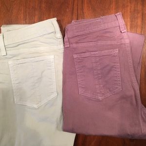 Rag & Bone legging and zipper capri jeans