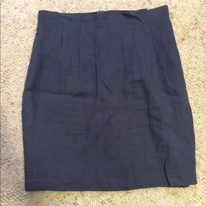 Skirt- denim looking material