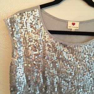 Sequined Stunner Tee