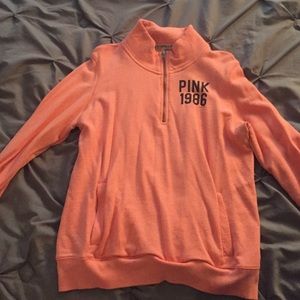 Pinky peach Victoria's Secret quarter zip