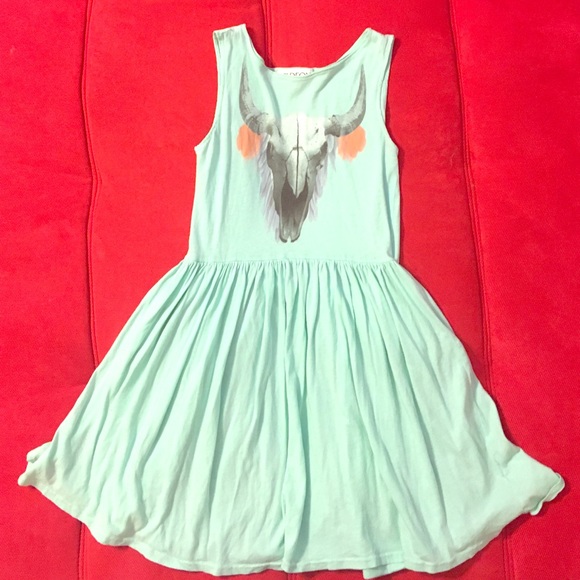 Aquamarine Wildfox Cotton Sun Dress