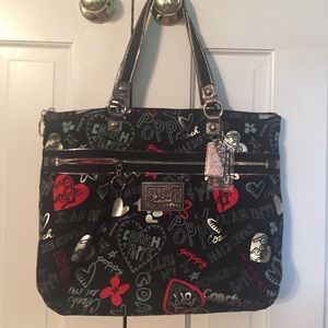 Coach poppy tote