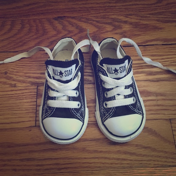 Black All Star Converse for toddler girl or boy
