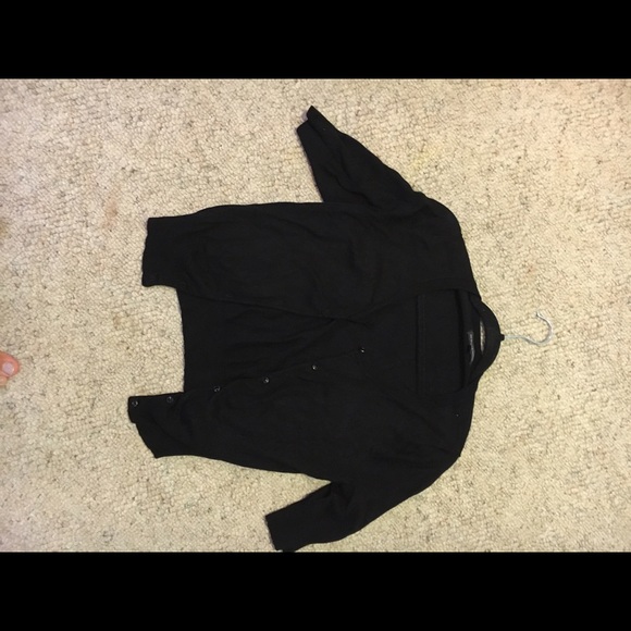 Black cardigan