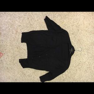 Black cardigan