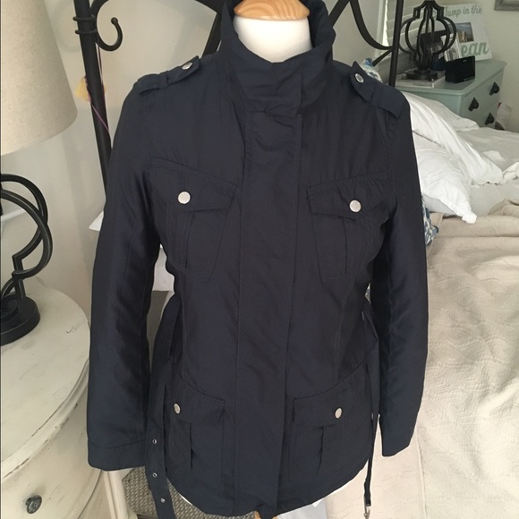 Lightweight Navy Michael Kors fall jacket.